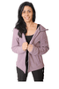 Winter23_WOMEN Women Jacket Full Zipper Jacket - CK -  Mauve