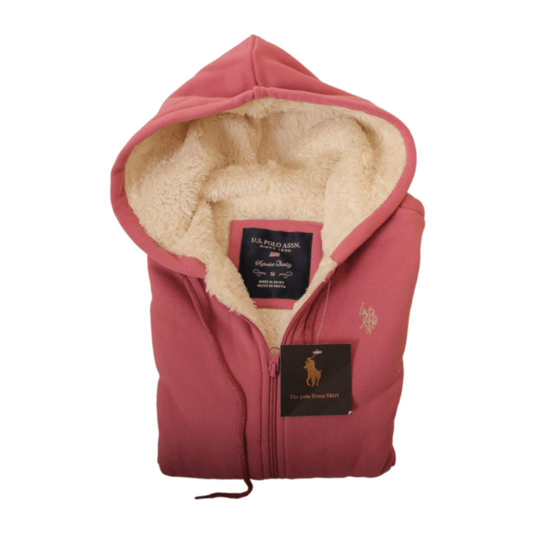 Winter23_WOMEN Women Jacket USPA Women Fur Jacket - Cashmere (Slim Fit)