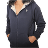 Winter23_WOMEN Women Jacket USPA Women Fur Jacket - Dark Blue