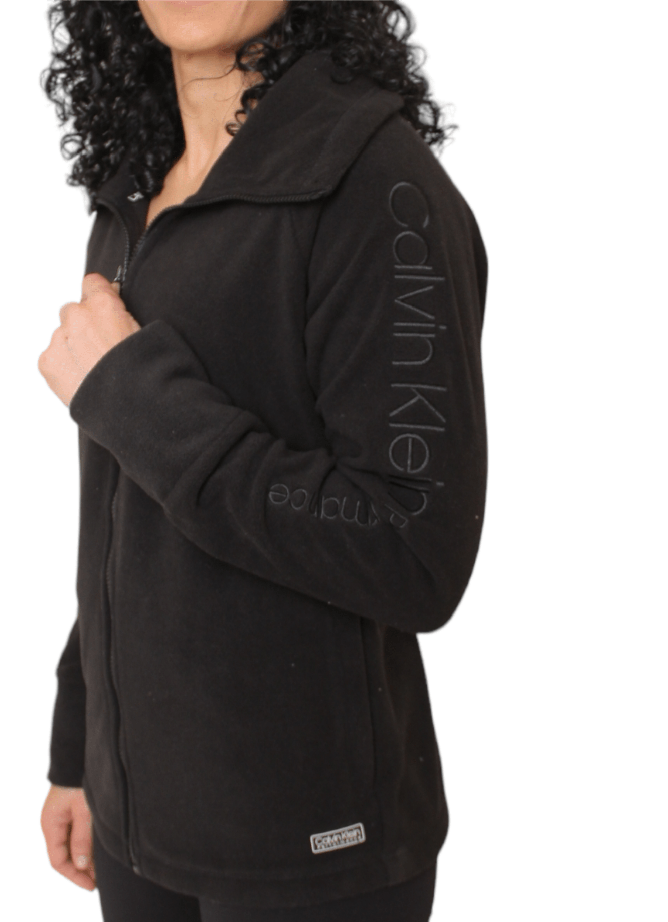 Winter23_WOMEN Women Jacket Women Jacket Full Zipper - CK - Black 2