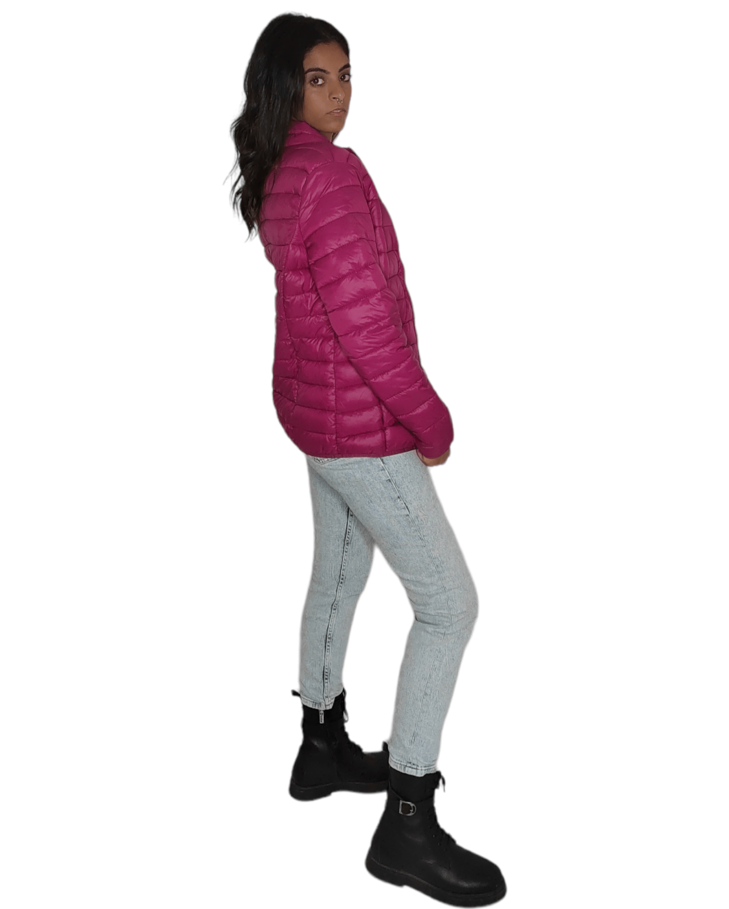 Winter23_WOMEN Women Jacket Women Puffer Jacket - Purple/Fuchsia