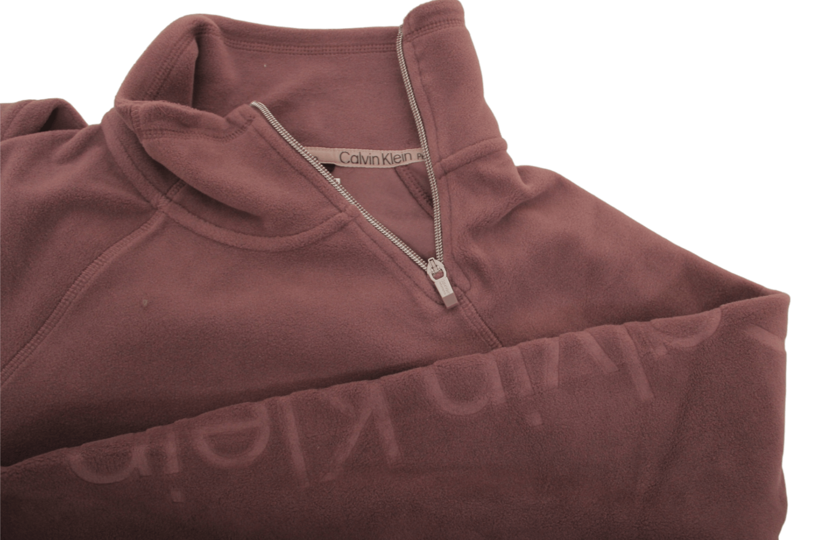 Winter23_WOMEN Women Jacket Women Sweatshirt Half Zipper - CK -  Purple