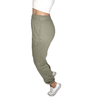 Winter23_WOMEN Women Pants Women Sweatpants - Oil Green