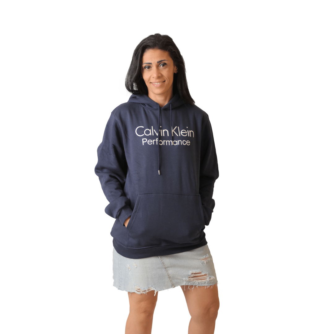 Winter23_WOMEN Women Pullover CK Women Hoodie (Oversized) - Dark Blue