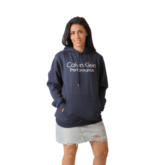 Winter23_WOMEN Women Pullover CK Women Hoodie (Oversized) - Dark Blue