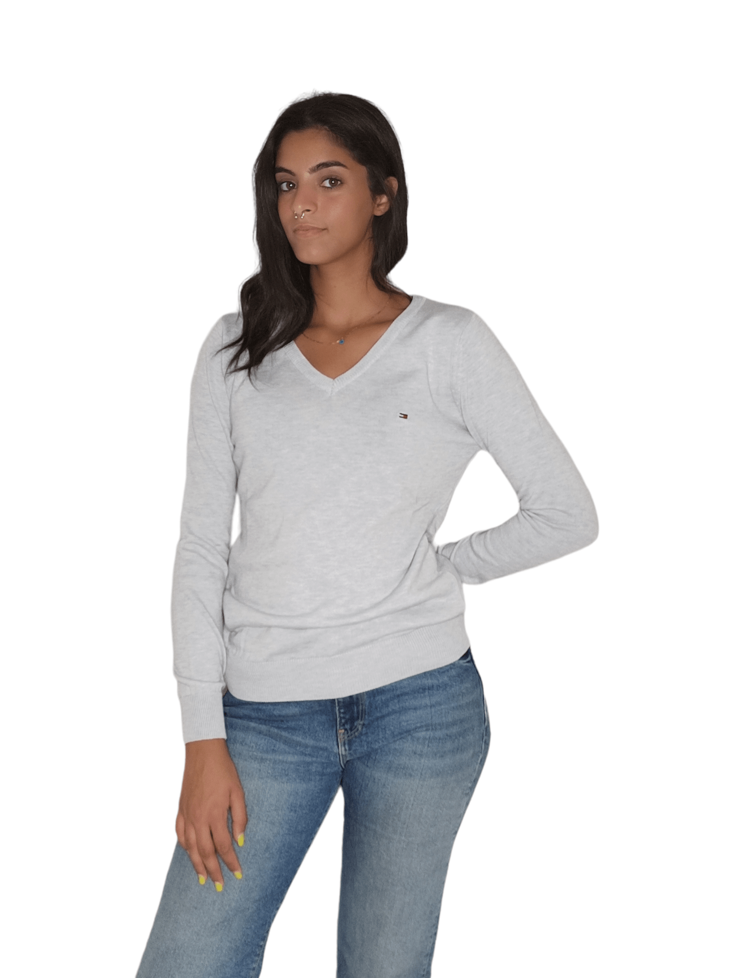 Winter23_WOMEN Women Pullover Women Pullover - Baby Blue