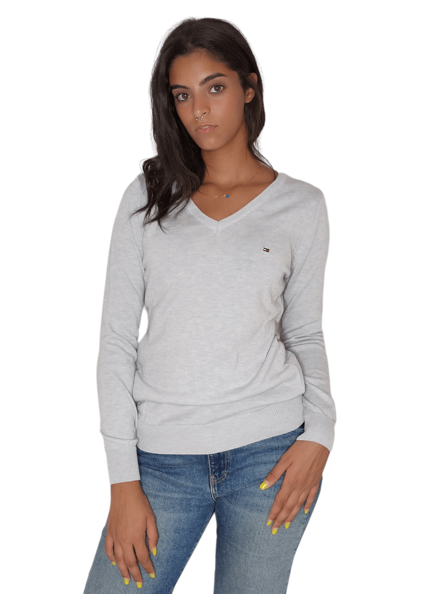 Winter23_WOMEN Women Pullover Women Pullover - Baby Blue