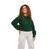 Winter23_WOMEN Women Pullover Women - Pullover "knitwear" - Green