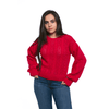 Winter23_WOMEN Women Pullover Women - Pullover "knitwear" - Red / Fuchsia