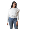 Winter23_WOMEN Women Pullover Women Zara Blouse - White