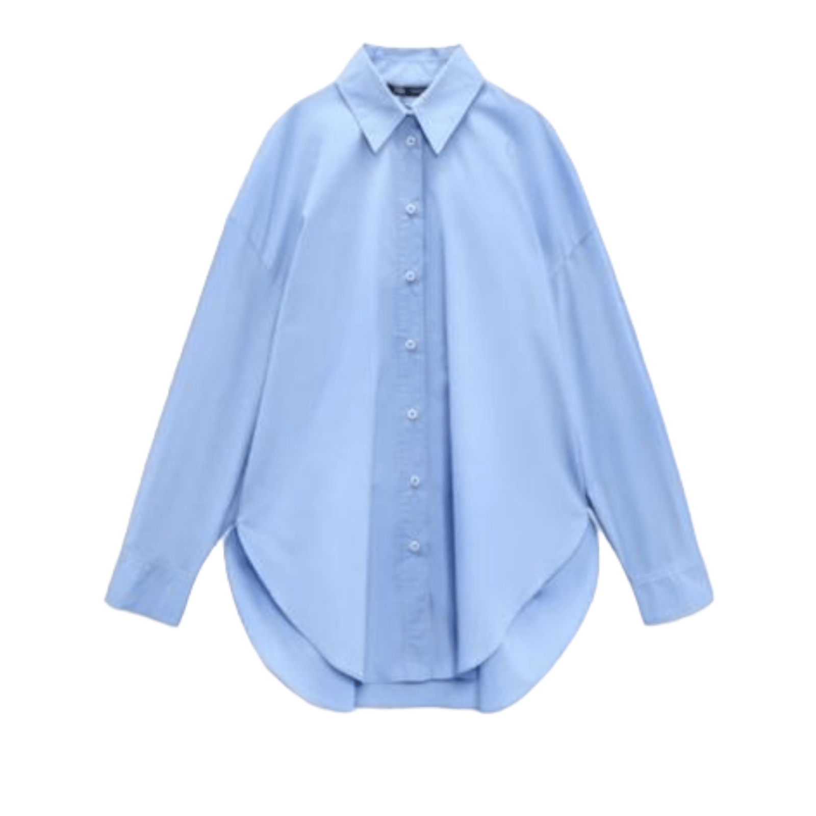 Winter23_WOMEN Women Shirt Women Shirt (Oversized) - Baby Blue