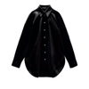 Winter23_WOMEN Women Shirt Women Shirt (Oversized) - Black