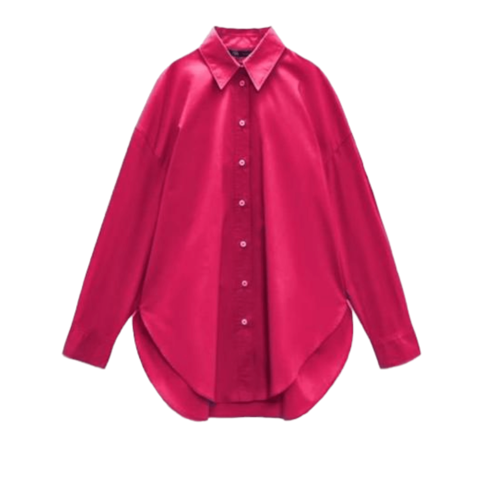 Winter23_WOMEN Women Shirt Women Shirt (Oversized) - Fuchsia