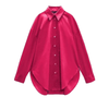 Winter23_WOMEN Women Shirt Women Shirt (Oversized) - Fuchsia