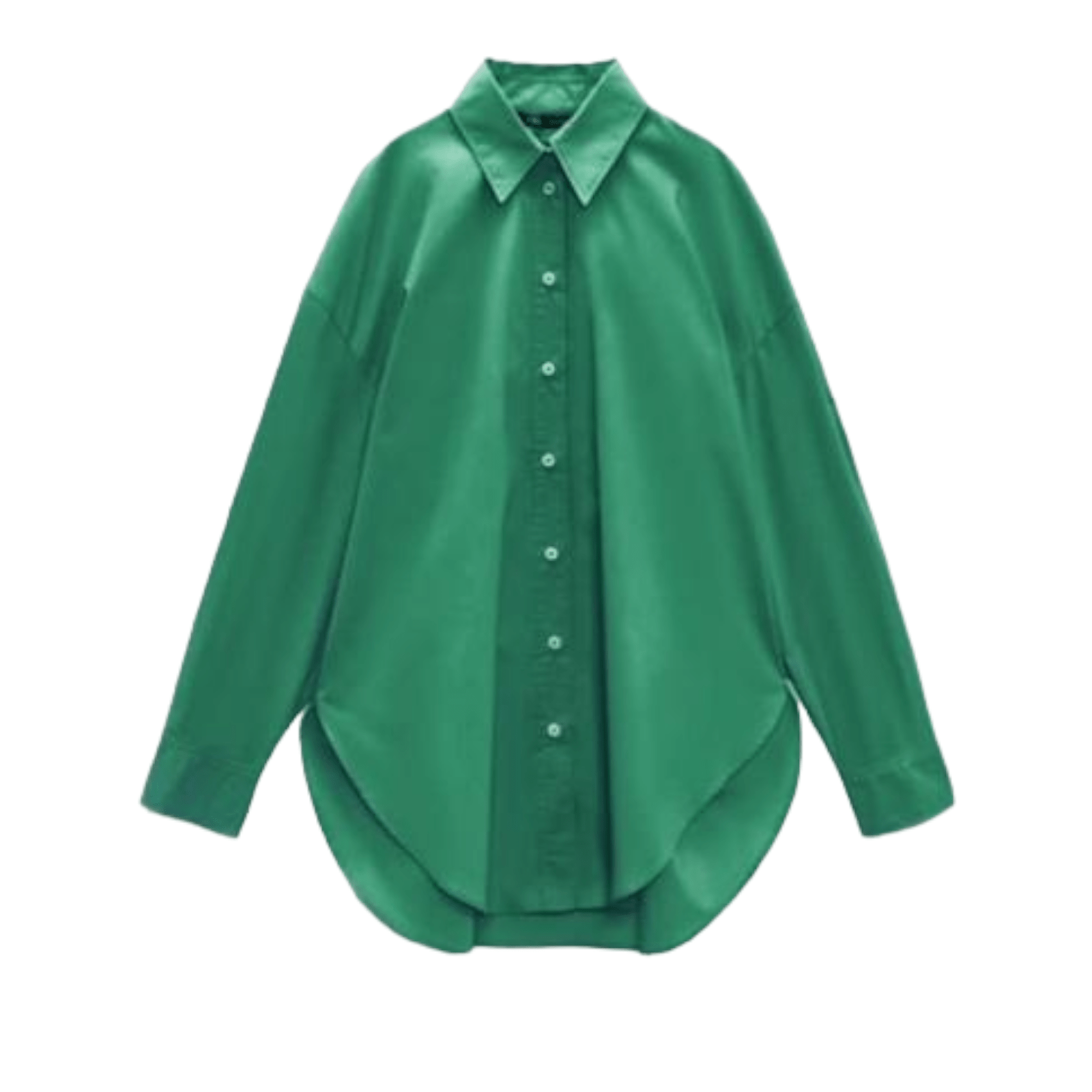 Winter23_WOMEN Women Shirt Women Shirt (Oversized) - Green