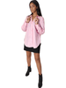 Winter23_WOMEN Women Shirt Women Shirt (Oversized) - Pink