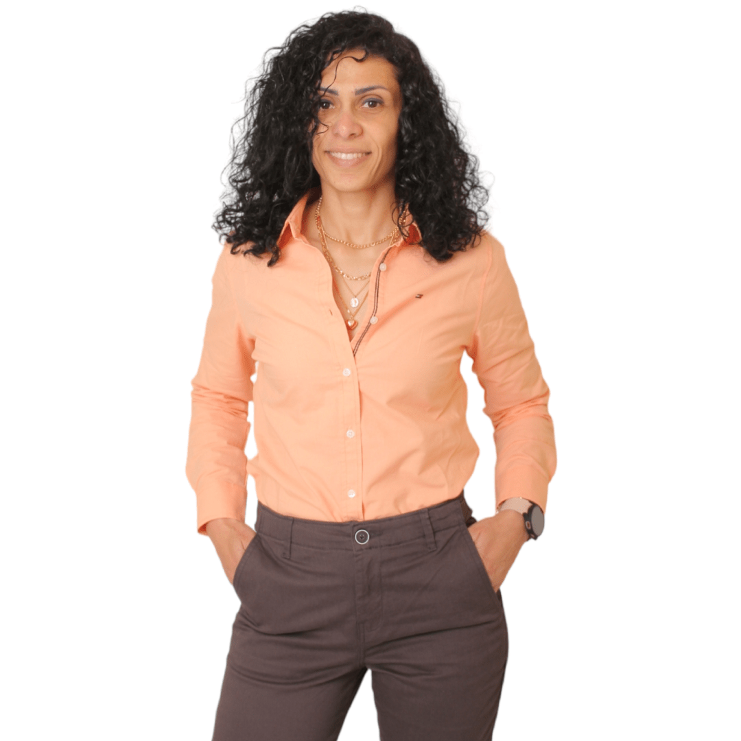 Winter23_WOMEN Women Shirts Shirt - New Basic Shirt - Saumon
