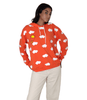 Winter23_WOMEN Women Sweatshirt Women Cotton Sweatshirt - Orange