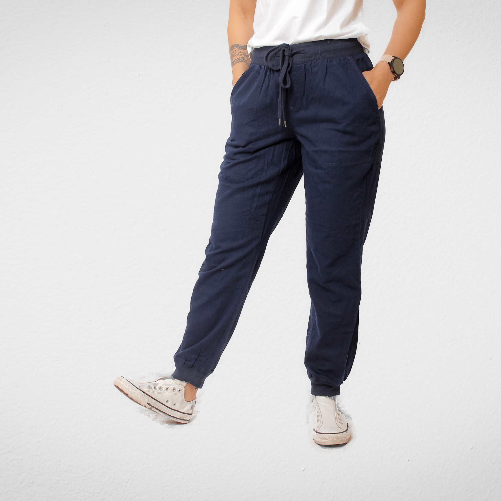 Women Summer 23 Pants Women Pants (استك) - Dark Blue