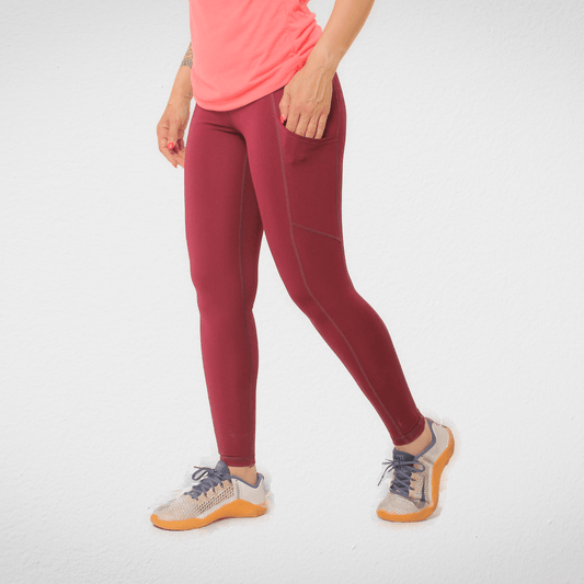 Women Summer 23 Pants Women Sports Pants - AE - Burgundy