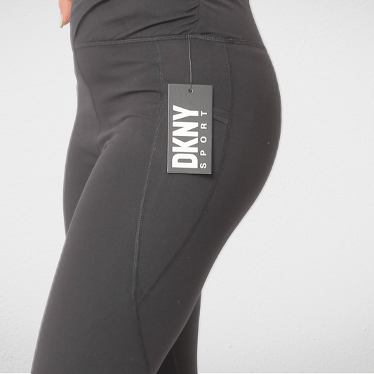 Women Summer 23 Summer Sale 23 (Original)Women DKNY Pants - Leggings- BLACK