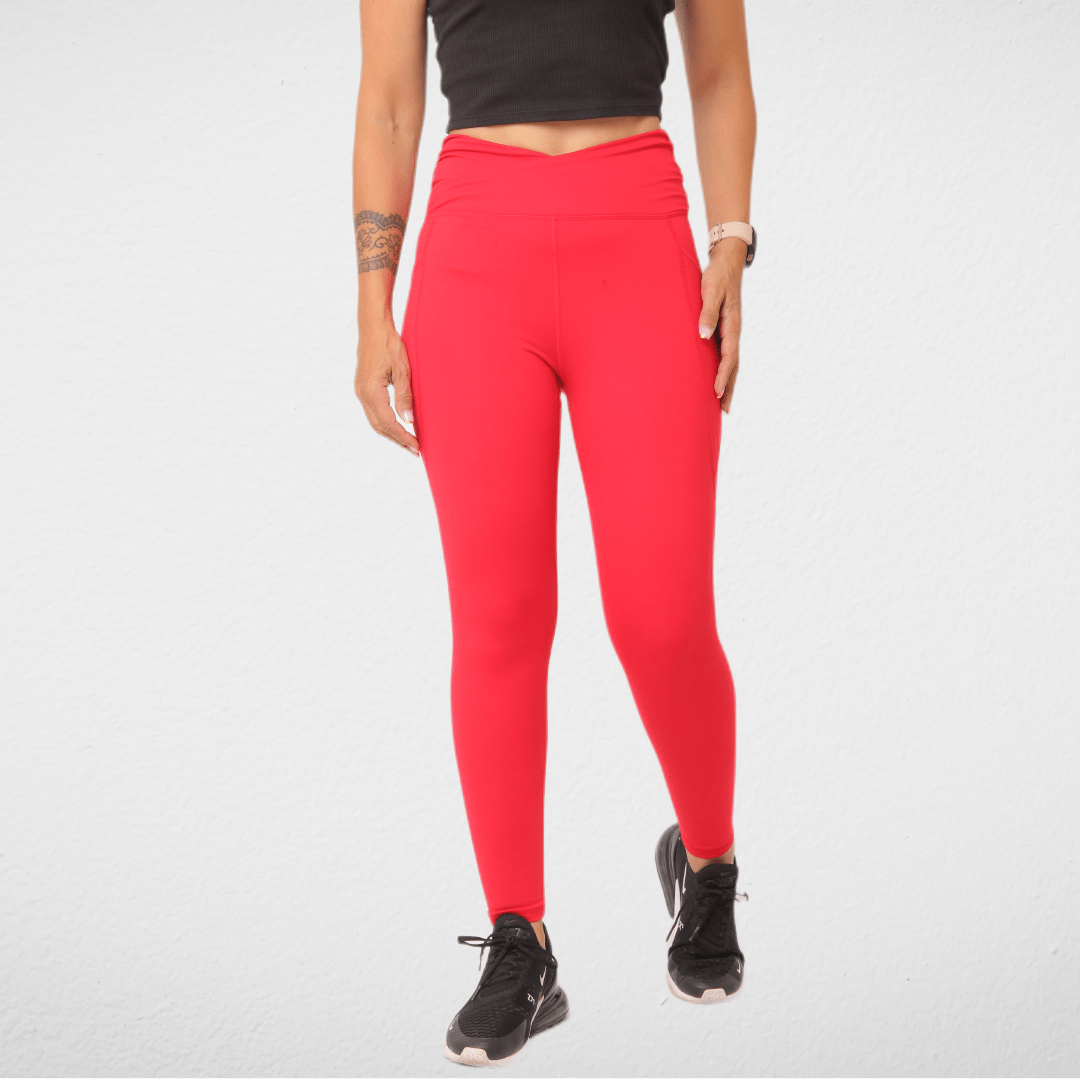 Women Summer 23 Summer Sale 23 (Original)Women DKNY Pants - Leggings- Red