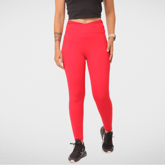 Women Summer 23 Summer Sale 23 (Original)Women DKNY Pants - Leggings- Red