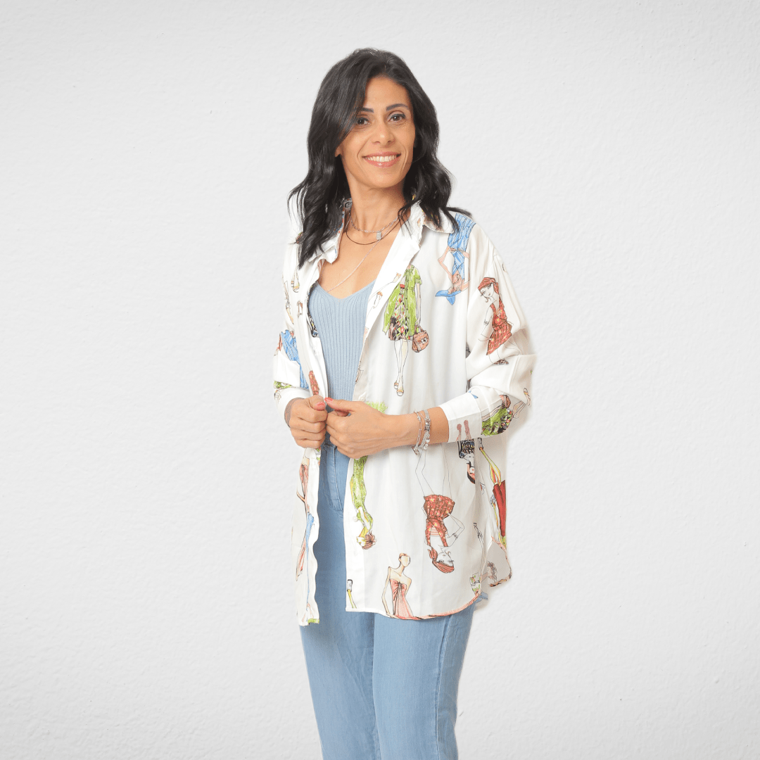 Women Summer 23 Summer Sale 23 Shirt - One Size - White