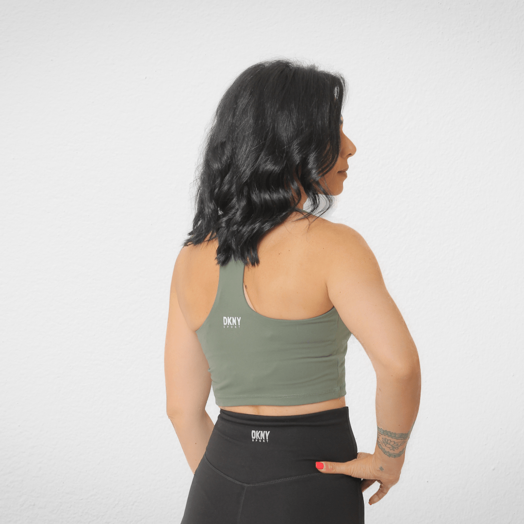 Women Summer 23 Summer Sale 23 Sports Crop-top - Olive Green