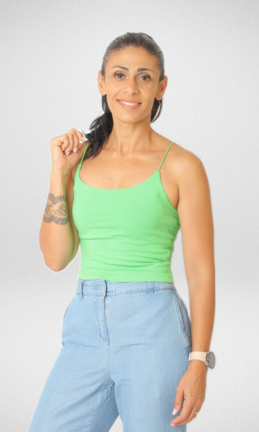 Women Summer 23 Summer Sale 23 Tank Top DEFACTO - Green