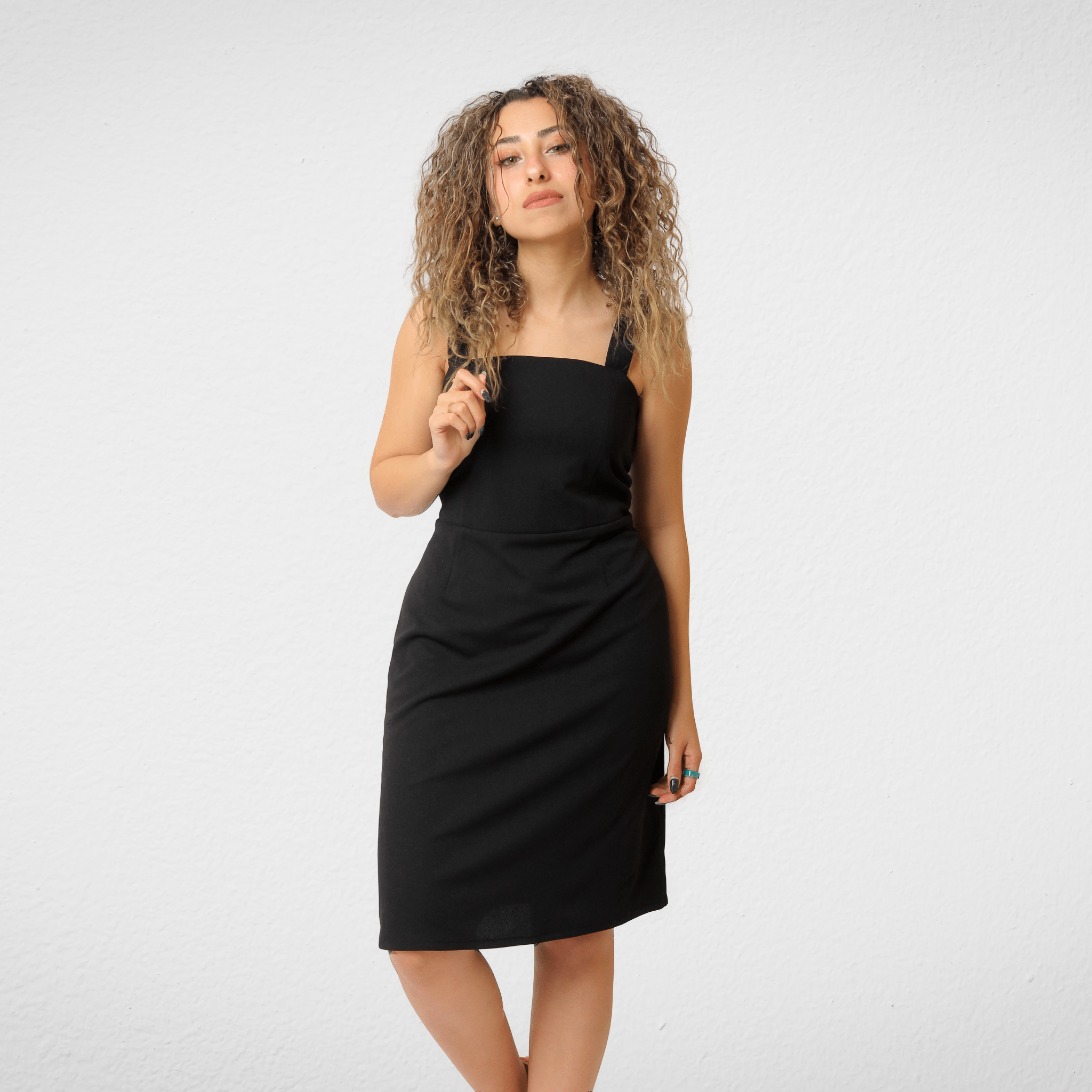 Women Summer 23 Summer Sale 23 Women Dress - New Beshnouny - Black
