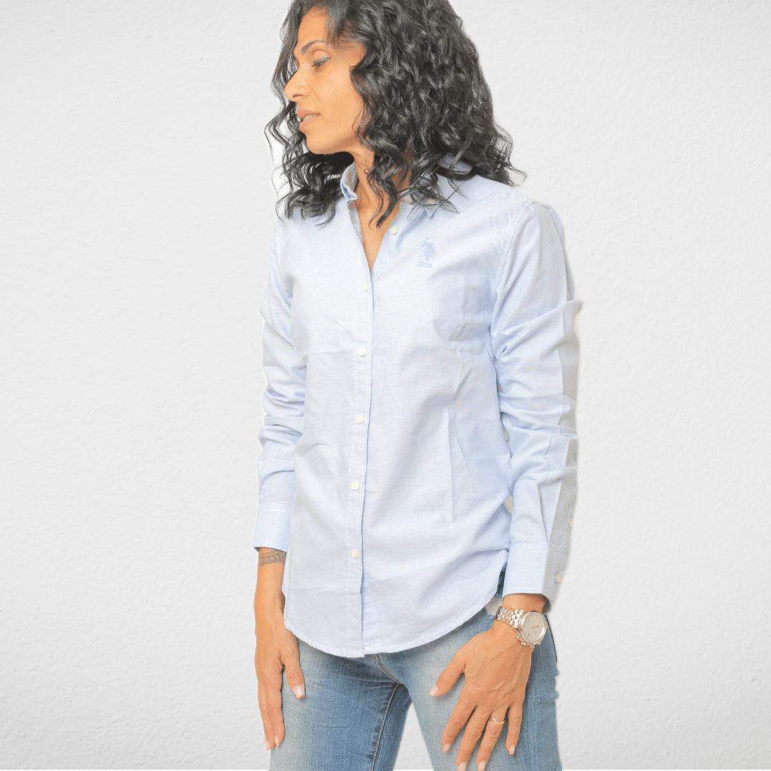 Women Summer 23 Summer Sale 23 Women Shirt - USP - Baby Blue (NEW)