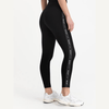 Women Summer 23 Summer Sale 23 Women Sports Pants - Leggings- BlackXSilver2