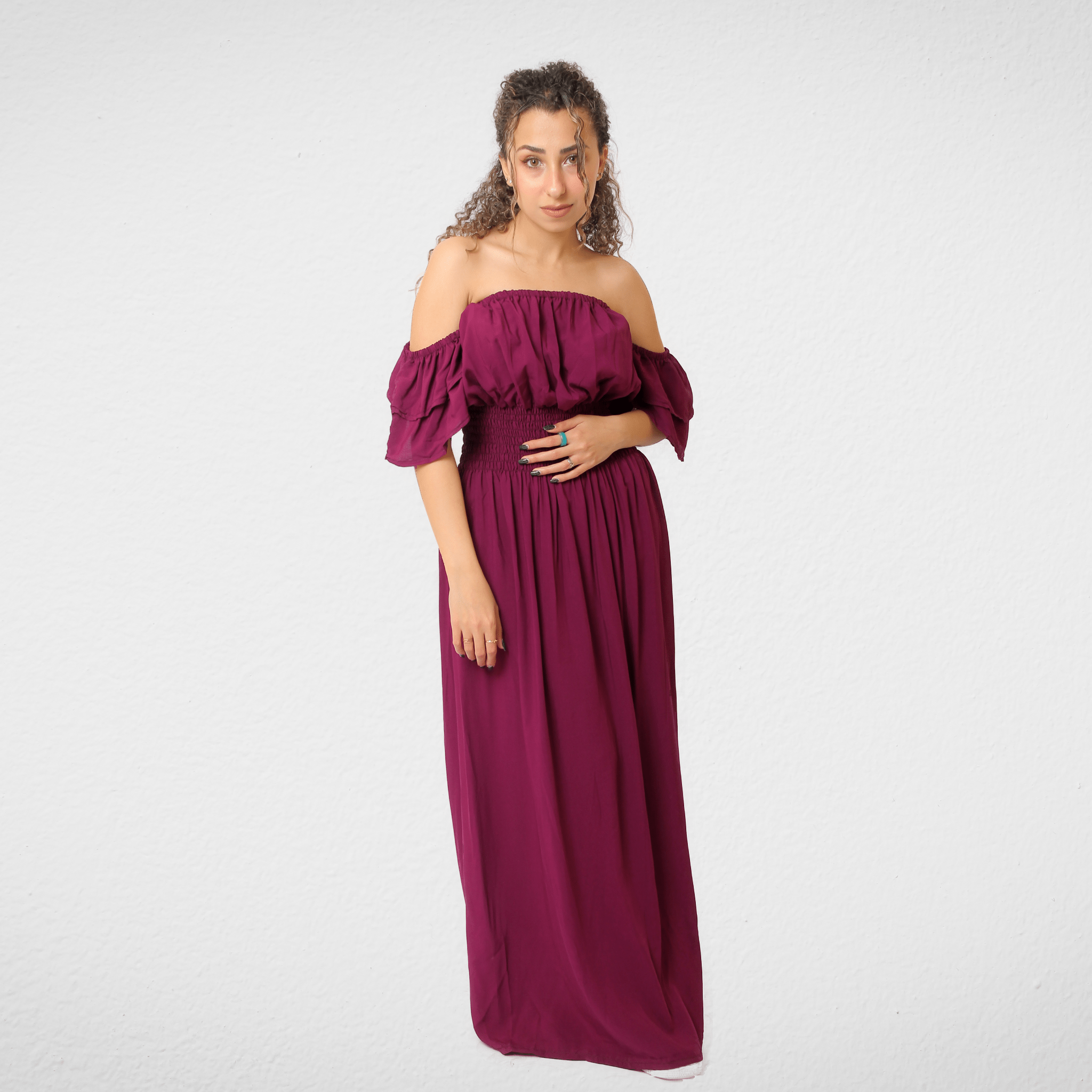 Women Summer 23 Women Dress Women Dress - ONE SIZE - Dark  Purple