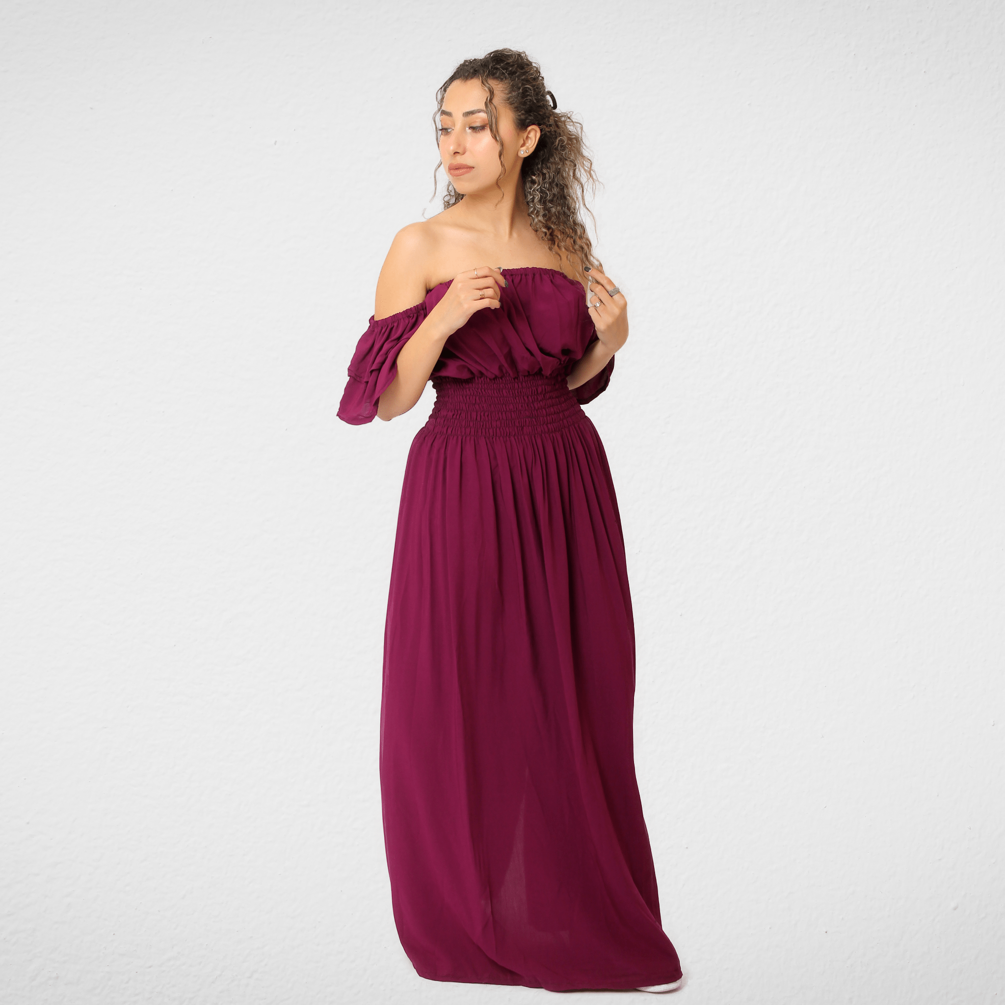 Women Summer 23 Women Dress Women Dress - ONE SIZE - Dark  Purple