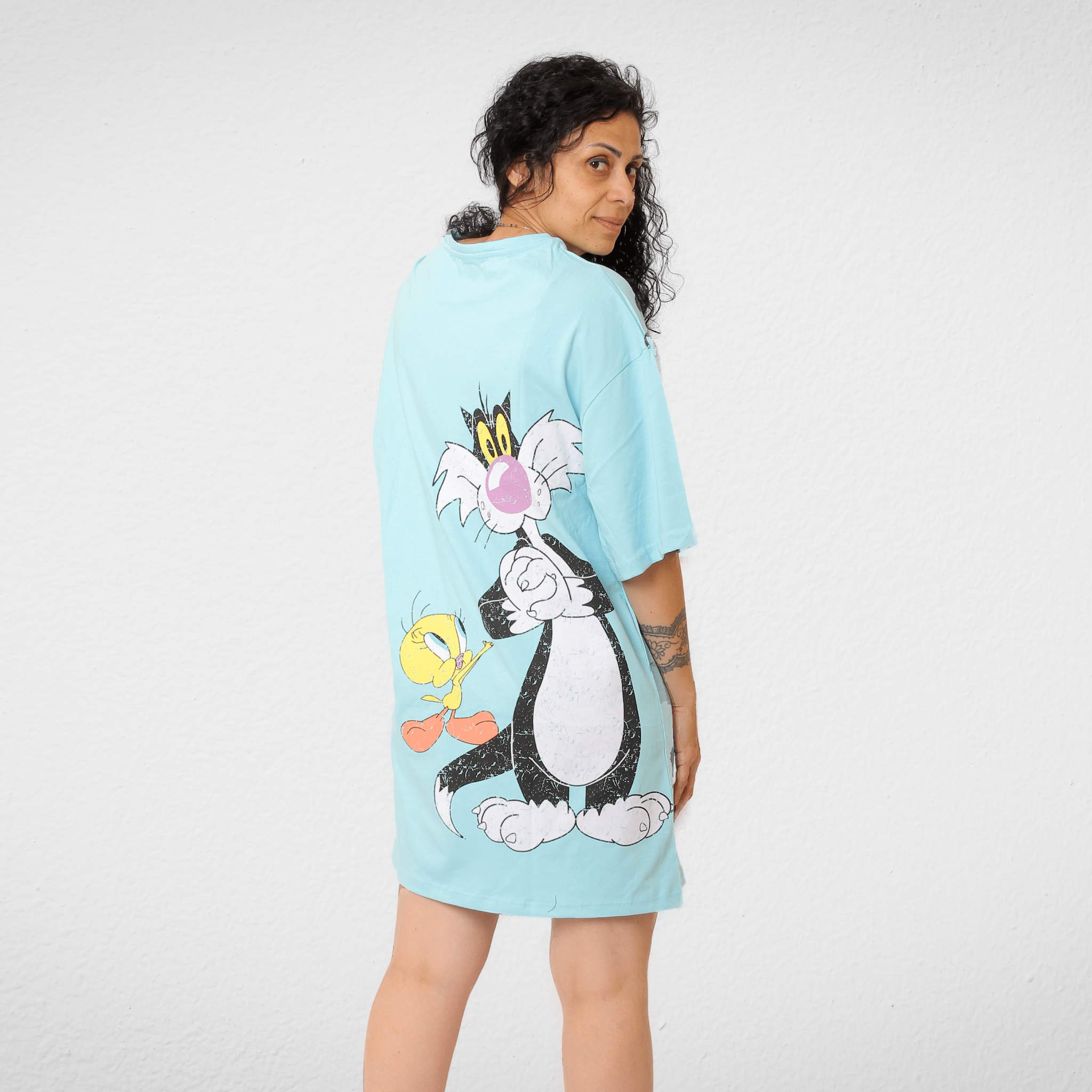 Women Summer 23 Women Nightwear Women (Nightwear) - LooneyTunes - Baby Blue