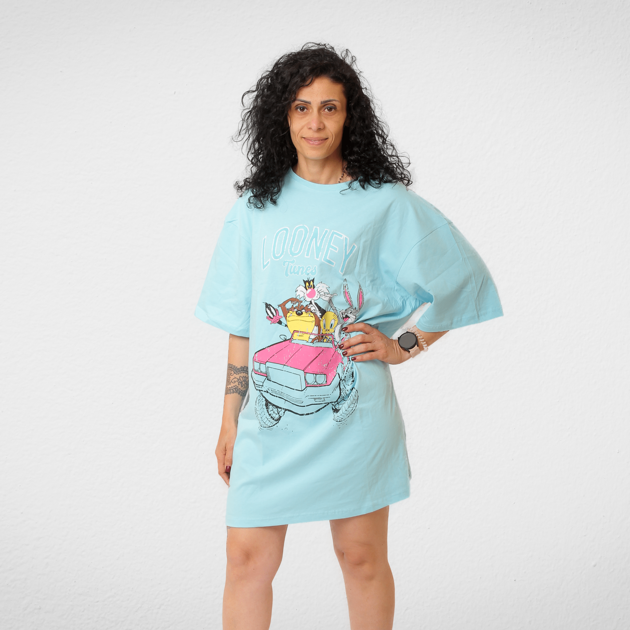 Women Summer 23 Women Nightwear Women (Nightwear) - LooneyTunes - Baby Blue
