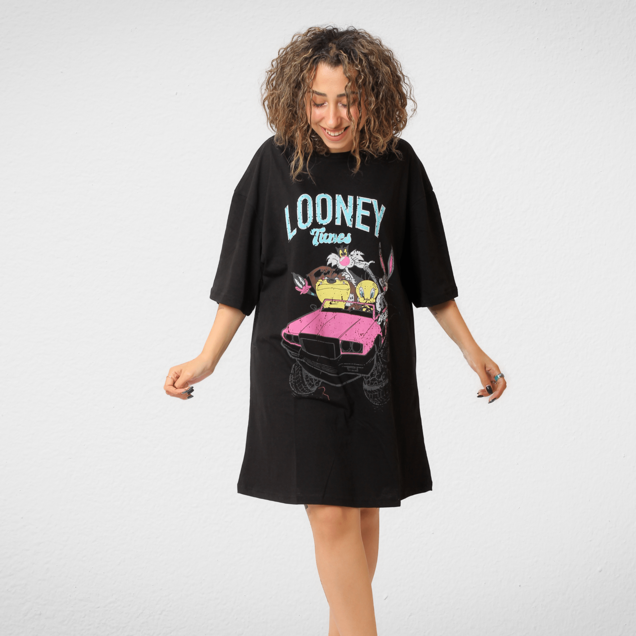 Women Summer 23 Women Nightwear Women (Nightwear) - LooneyTunes  - Black