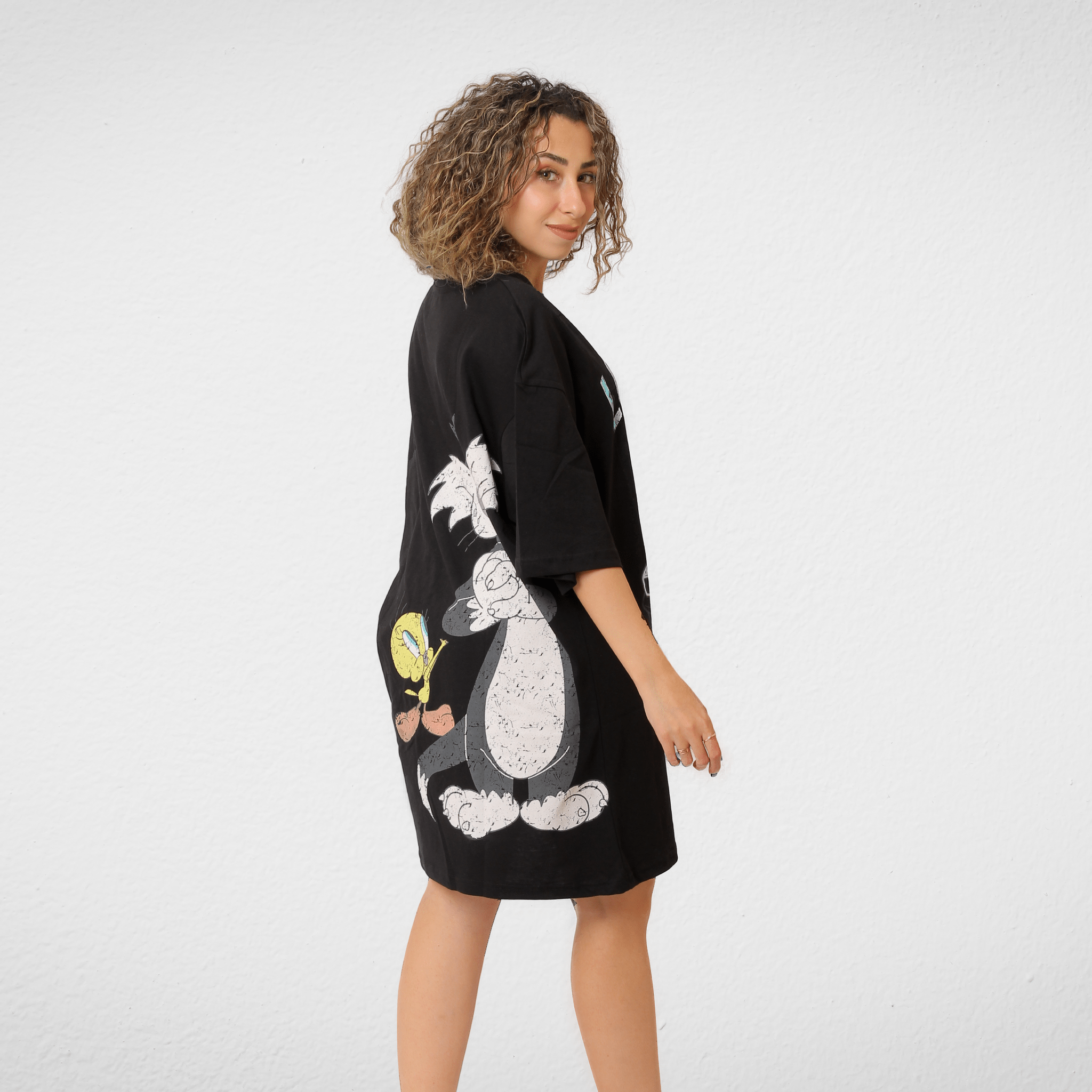 Women Summer 23 Women Nightwear Women (Nightwear) - LooneyTunes  - Black