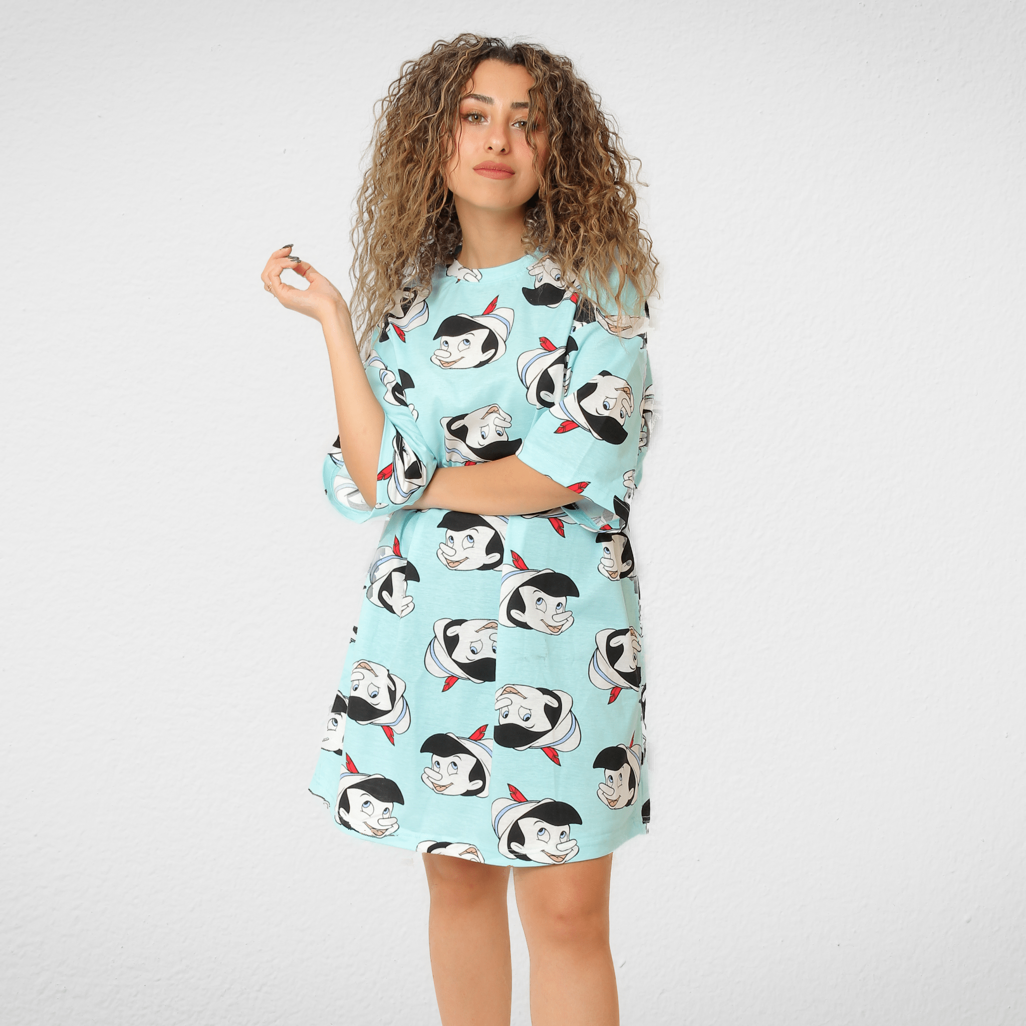 Women Summer 23 Women Nightwear Women (Nightwear) - Pinocchio - Baby Blue