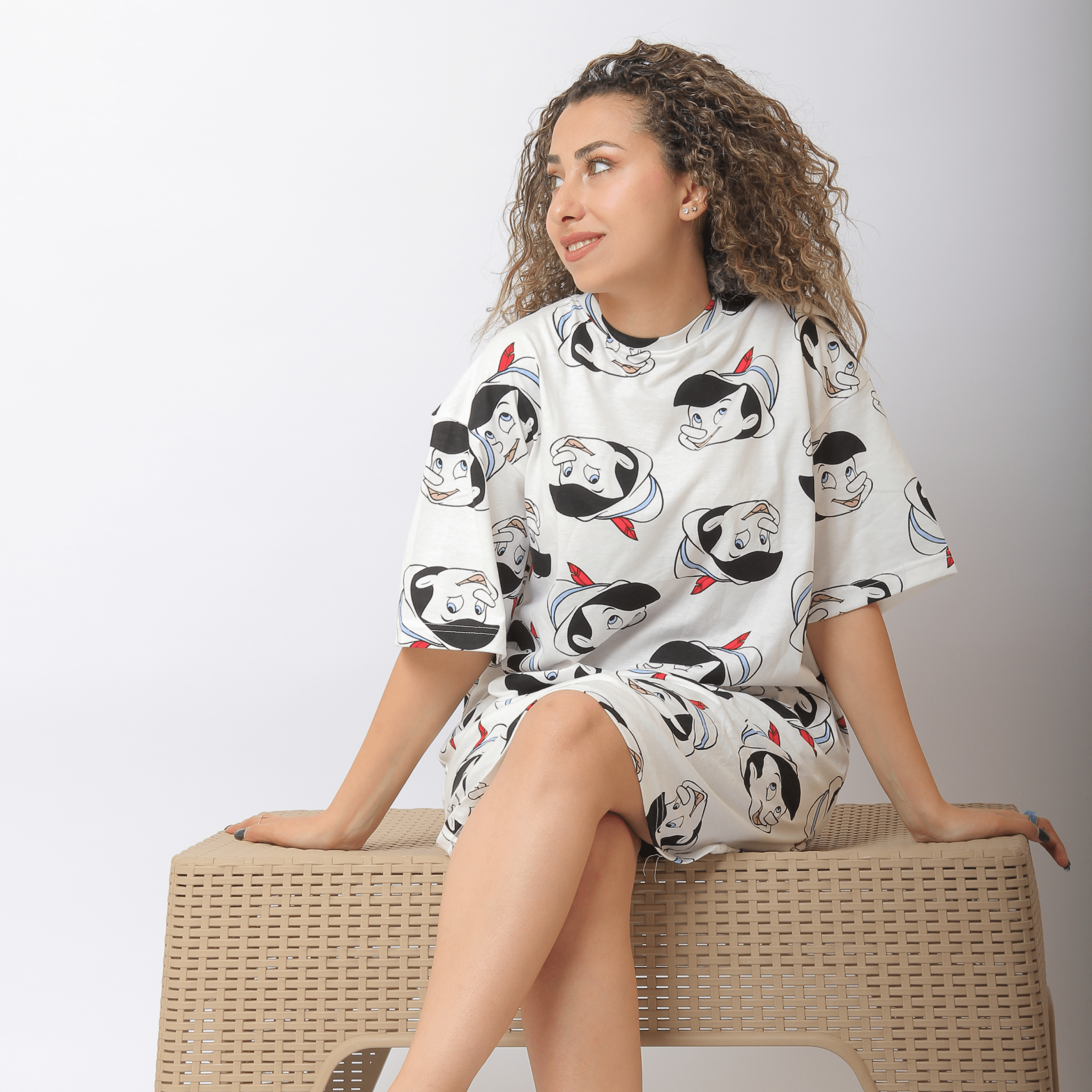 Women Summer 23 Women Nightwear Women (Nightwear) - Pinocchio - White