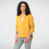 Women Summer 23 Women Shirt Women Blouse (Long Sleeve) - Mustard