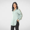 Women Summer 23 Women Shirts Shirt Satin - Women - Light Green