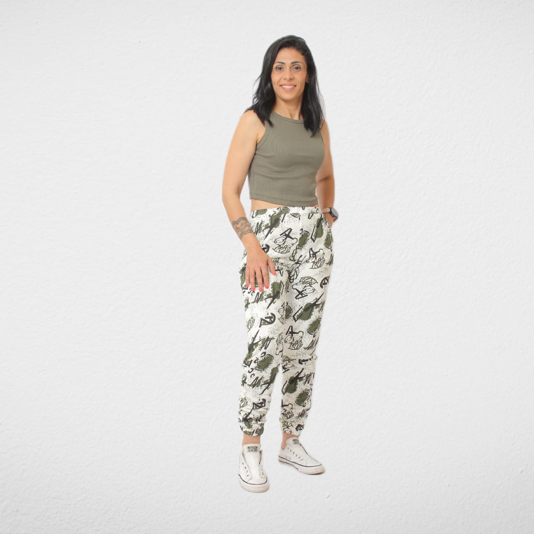Women Summer 23 Women Tshirt Possible Cut Body T-Shirt - Oil Green