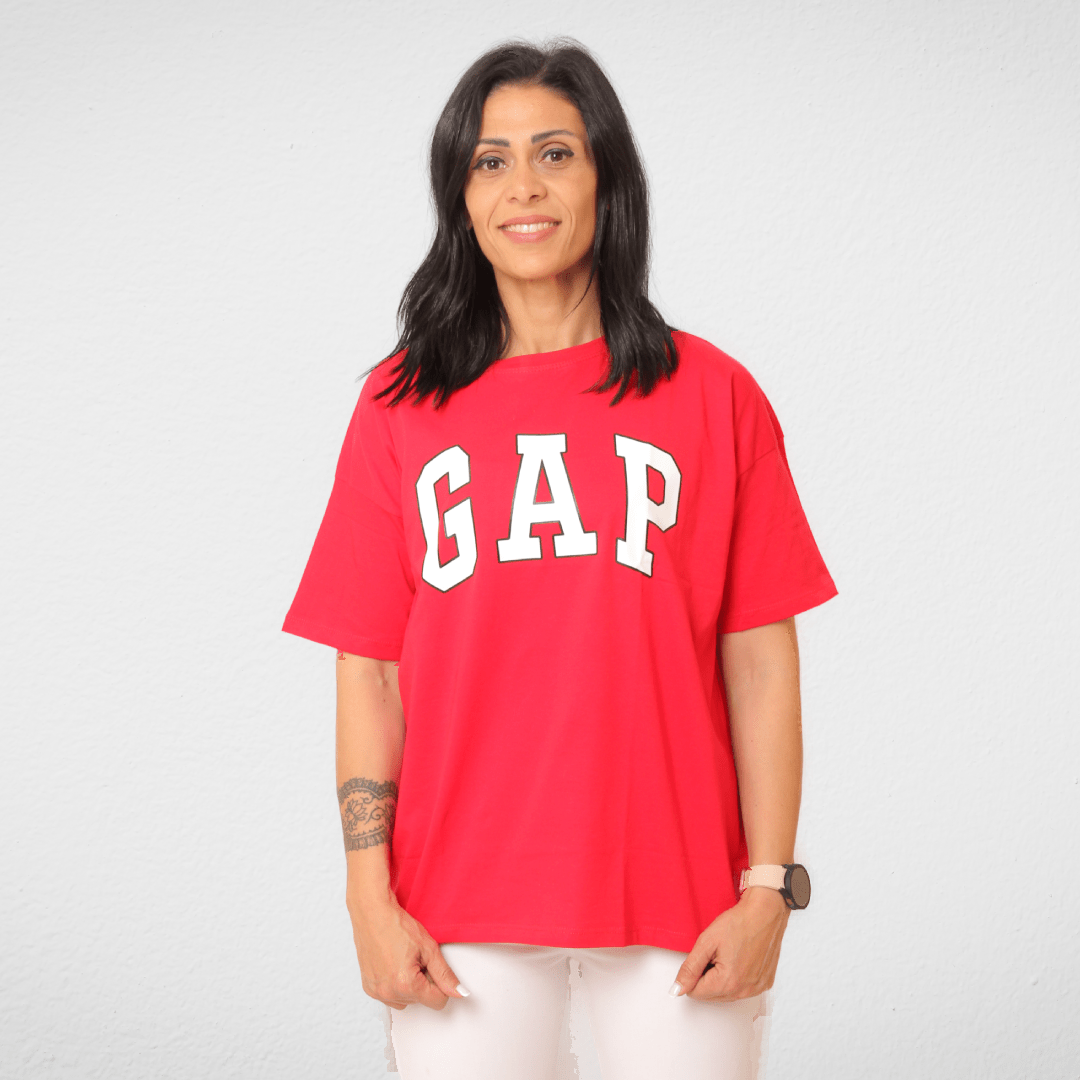 Women Summer 23 Women Tshirt Women Tshirt - تصنيع محلي - G - Red