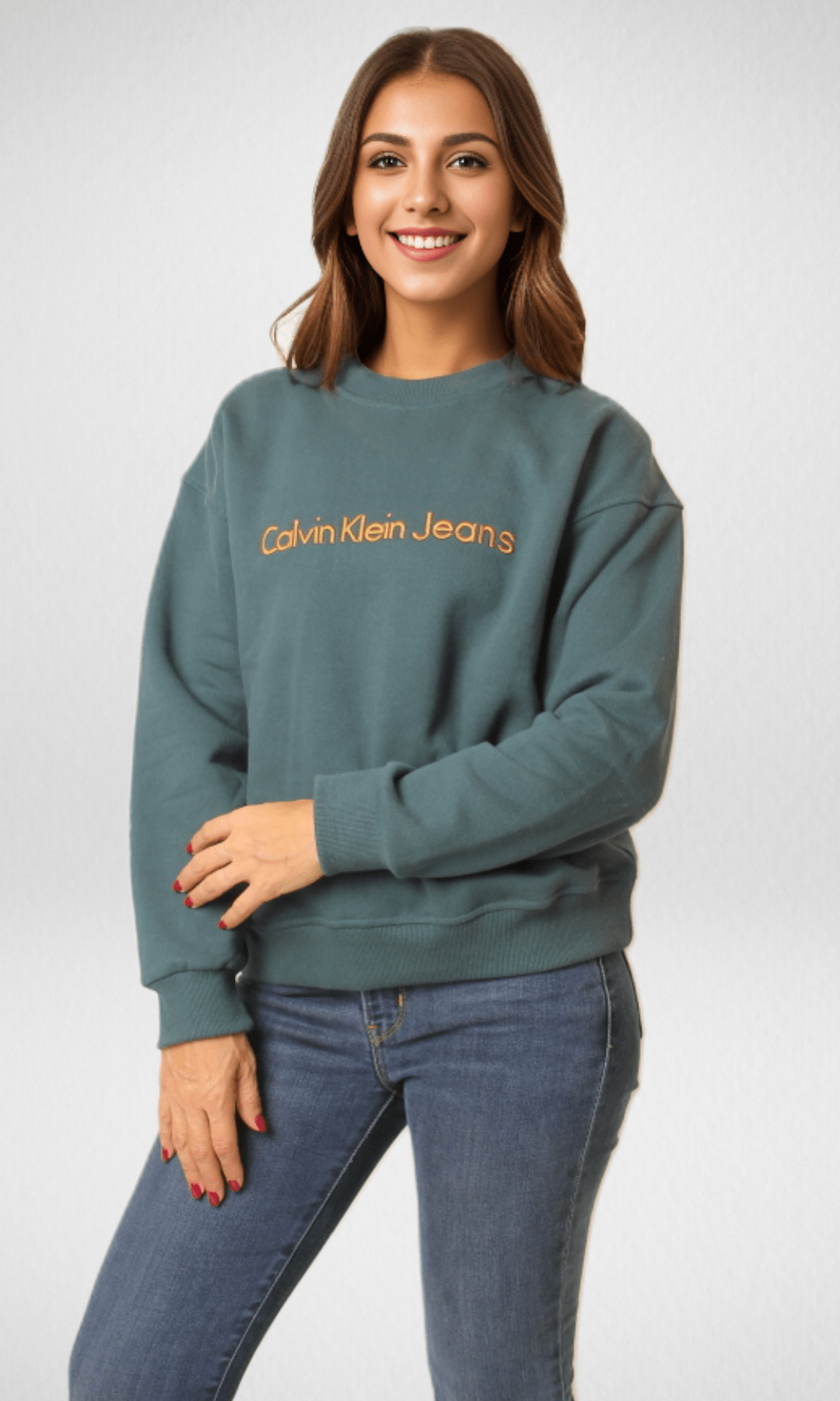 Women Winter 24 Summer Sale 23 2023 Women Pullover Padded Melton - Green