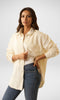 Women Winter 24 Summer Sale 23 AE Women Velvet Shirt- Off White