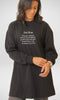 Women Winter 24 Summer Sale 23 DEFACTO - Long Sweatshirt ( Black)