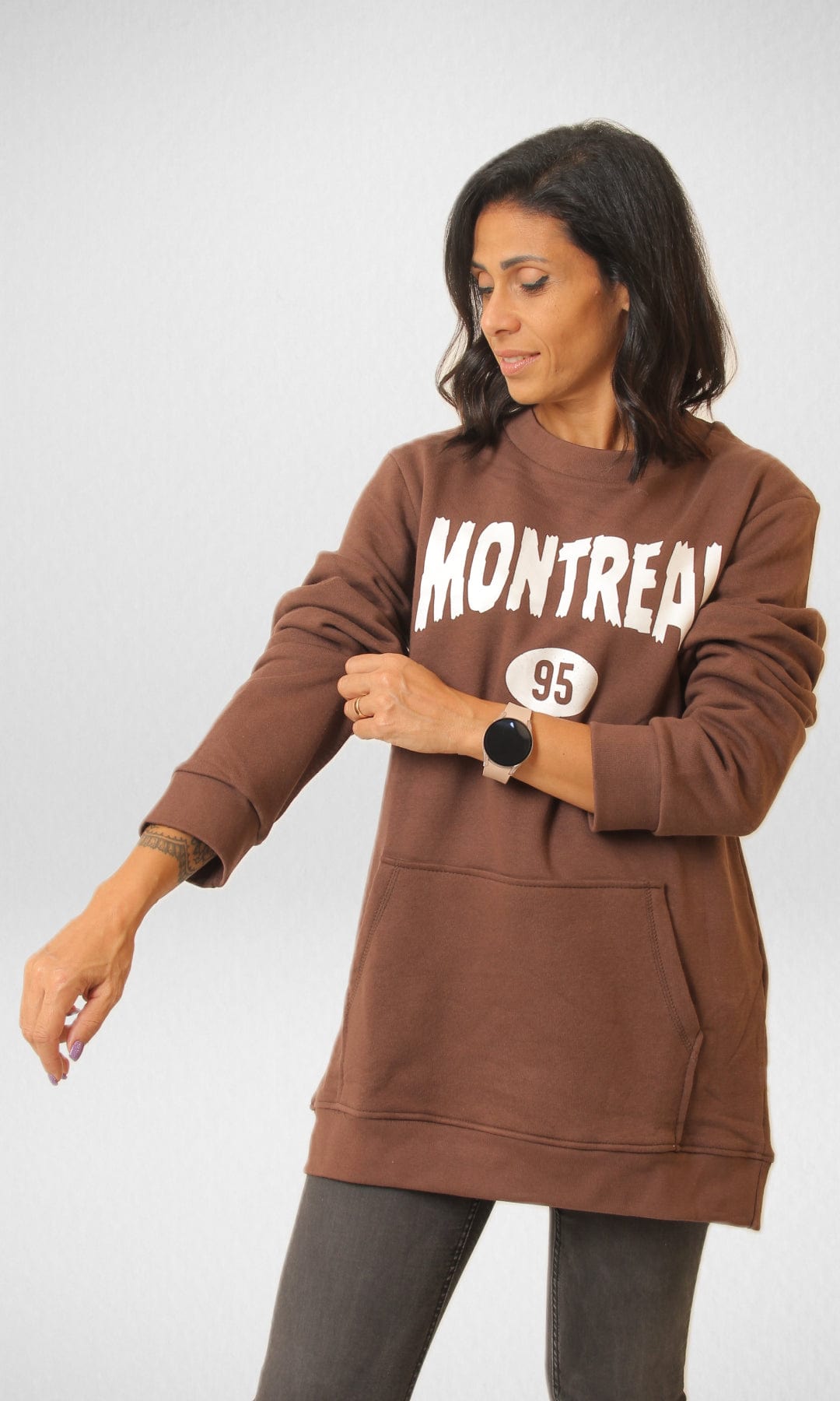 Women Winter 24 Summer Sale 23 Montreal Long Sweatshirt With Pockets