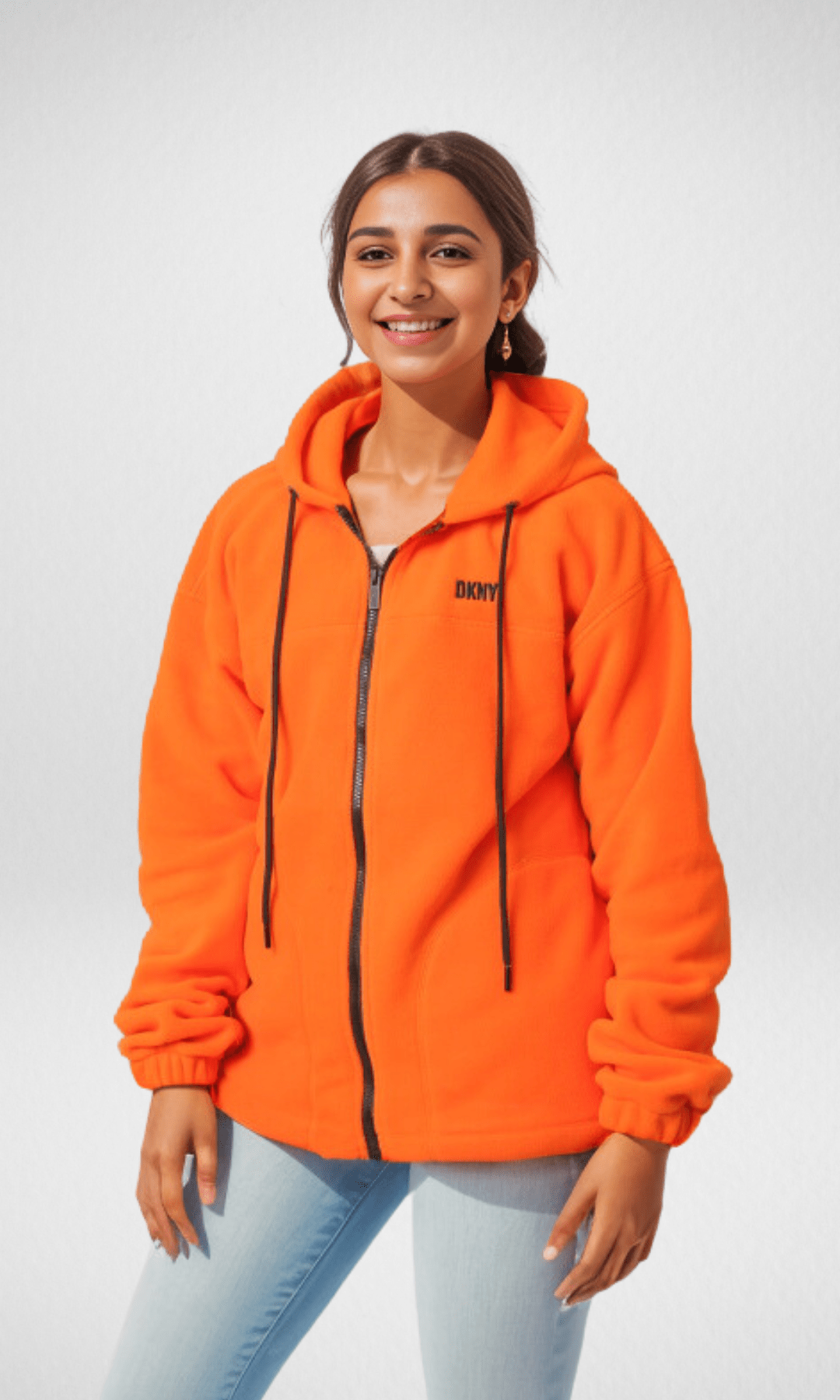 ORIGINAL DKNY Women Jacket Orange